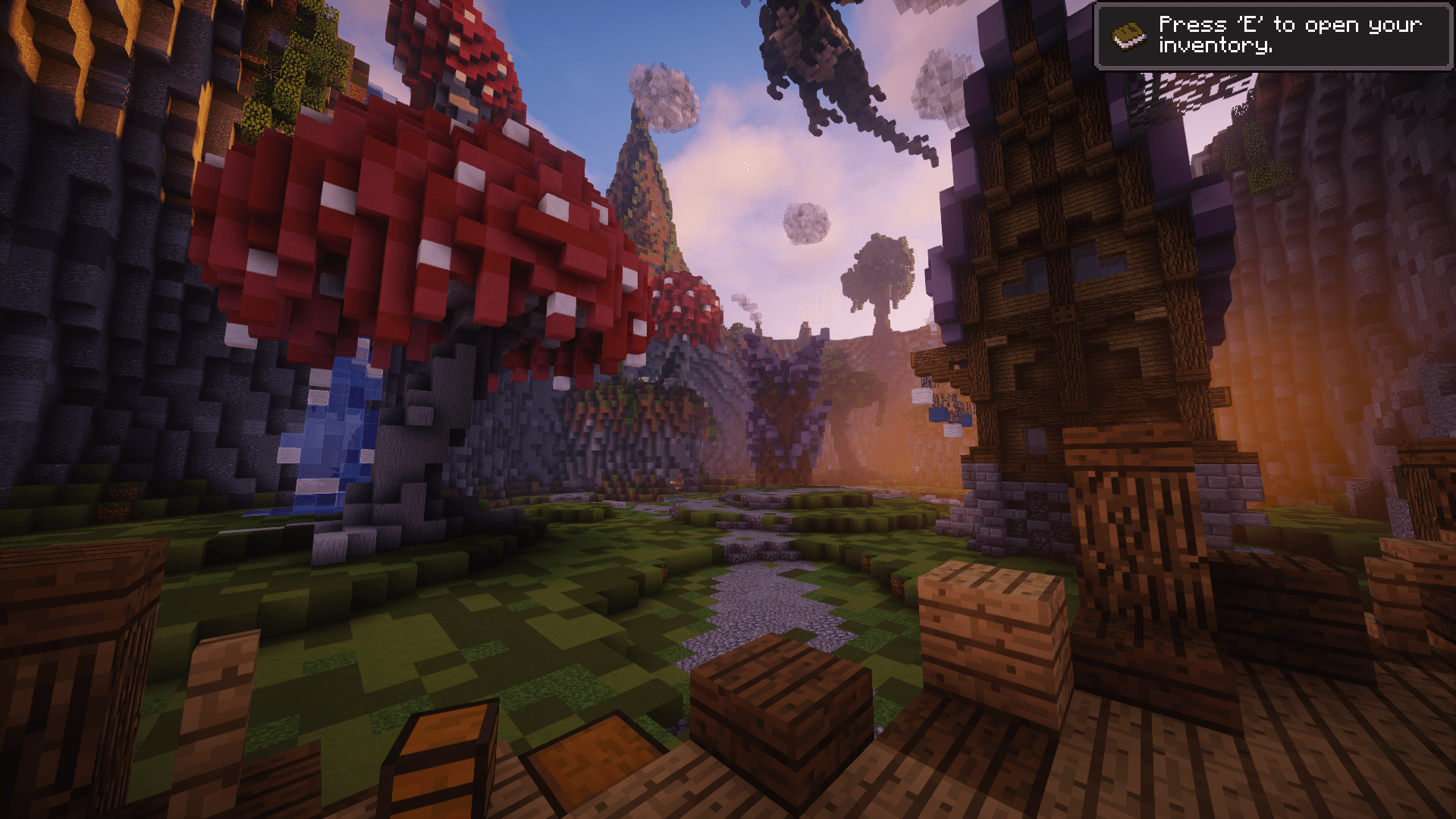 Fantastisk byggnation med svampar och vattenfall 2019